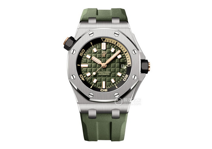 ap_offshore15720_green_fm фабрика APS AP ROYAL OAK OFFSHORE 15720ST.OO.A052CA.01 Часы высокого качества копии