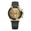 Clean Factory Rolex Daytona 4130 Movement (Champagne Gold) Replica Watch 116518-0042 For sale