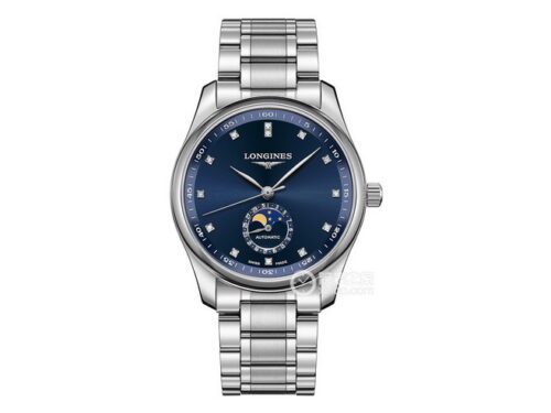 Топовые реплики часов LONGINES MASTER COLLECTION L2.909.4.97.6 (with diamonds) продажа