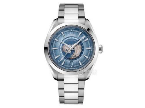 VS Omega Seamaster GMT WORLDTIMER 220.10.43.22.03.002 1:1 Супер клон часы