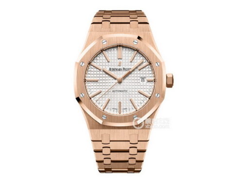 Супер клон часы Audemars Piguet ROYAL OAK 15400 розовое золото часы