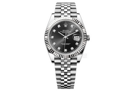 VS Factory Rolex Datejust M126334-0012, суперклон диаметром 41 мм с черным циферблатом и бриллиантовыми индексами